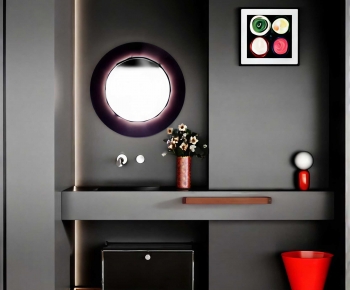 Modern Bathroom Cabinet-ID:341449984