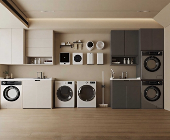 Modern Laundry Cabinet-ID:764312039