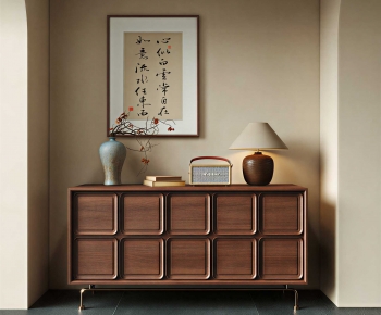 New Chinese Style Side Cabinet-ID:487916955