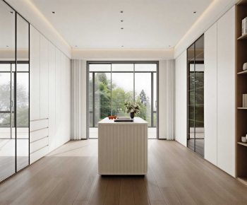 Modern Clothes Storage Area-ID:101919266