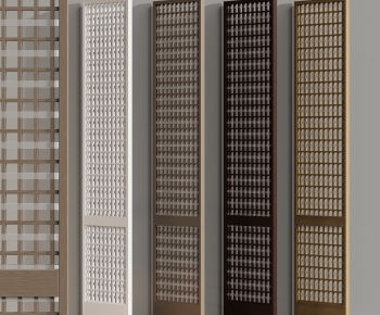 Modern Wooden Screen Partition-ID:603108886