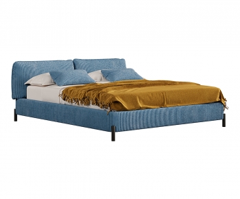 Modern Double Bed-ID:218620315