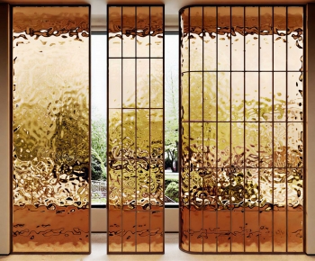 Modern Glass Screen Partition-ID:119733103