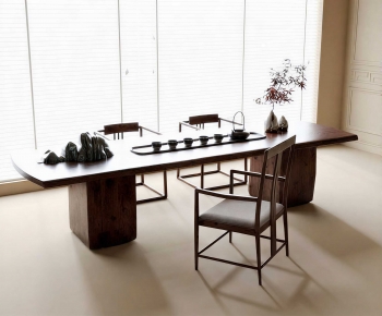 New Chinese Style Dining Table And Chairs-ID:828380117
