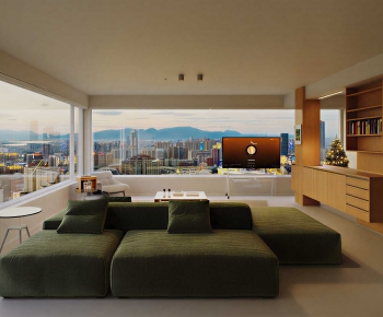 Modern A Living Room-ID:306999922