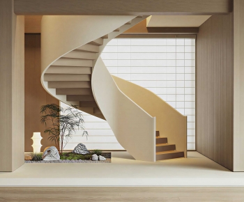 New Chinese Style Stairwell-ID:679696081