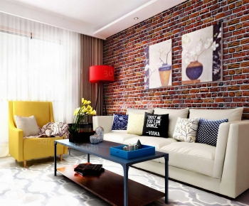 Modern A Living Room-ID:708606004