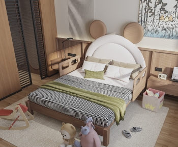 Modern Child's Bed-ID:572132115