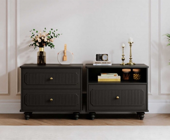 French Style Bedside Cupboard-ID:966522931