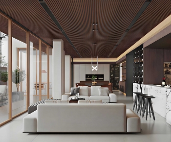 Modern A Living Room-ID:199815997