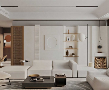 Modern A Living Room-ID:131464003