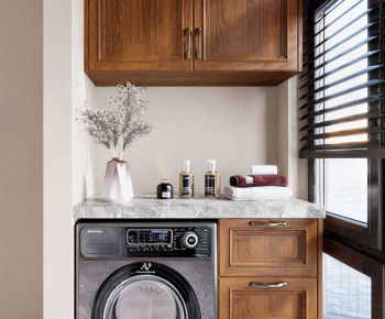 Modern Laundry Cabinet-ID:155419113