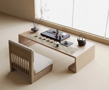 Japanese Style Tea Tables And Chairs-ID:445563085