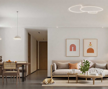 Nordic Style A Living Room-ID:659329895