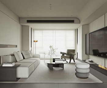 Modern A Living Room-ID:605359088