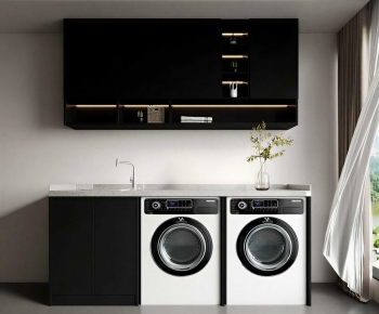 Modern Laundry Cabinet-ID:847574007