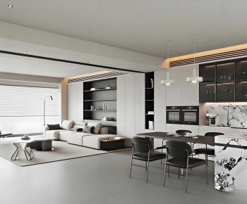 Modern A Living Room-ID:772717003