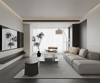 Modern A Living Room-ID:970794923