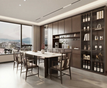 New Chinese Style Dining Room-ID:507350928