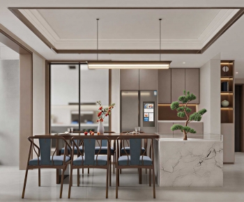 New Chinese Style Dining Room-ID:474560023