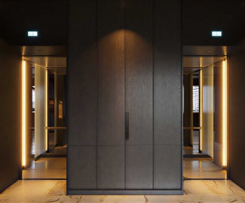 Modern Clothes Storage Area-ID:530689951