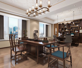 New Chinese Style Manager's Office-ID:593528039