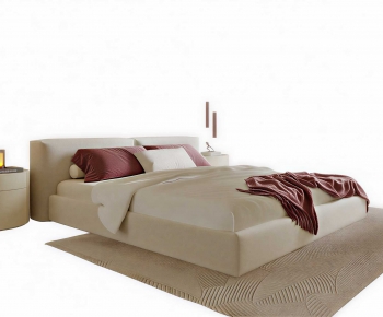 Modern Double Bed-ID:983464961