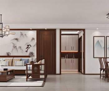 Modern A Living Room-ID:660587075