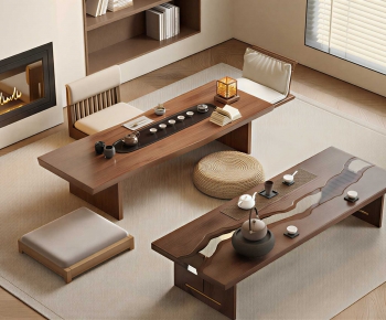 New Chinese Style Tea Tables And Chairs-ID:750370036