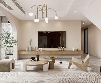 Modern A Living Room-ID:757553104