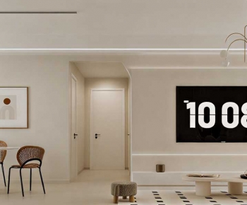 Modern A Living Room-ID:876688963