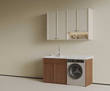 Modern Laundry Cabinet-ID:776742947
