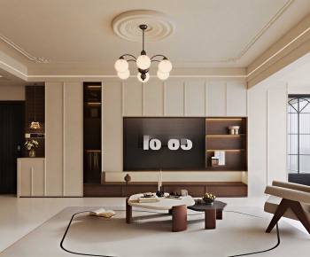 Modern A Living Room-ID:866988904