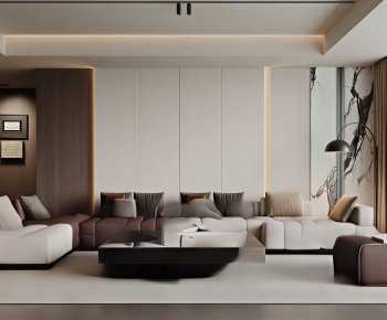 Modern A Living Room-ID:790148026