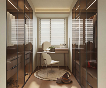 Modern Clothes Storage Area-ID:797647003