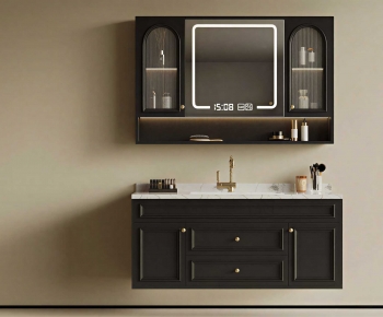 French Style Bathroom Cabinet-ID:177027946