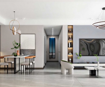 Modern A Living Room-ID:208549025