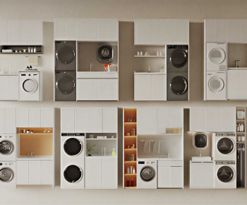 Modern Laundry Cabinet-ID:549935101