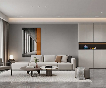 Modern A Living Room-ID:236285927