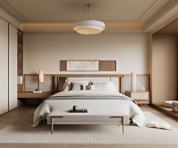 New Chinese Style Bedroom-ID:901150948