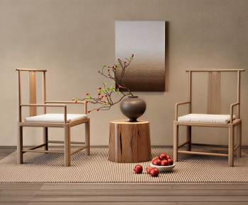 New Chinese Style Lounge Chair-ID:302951102