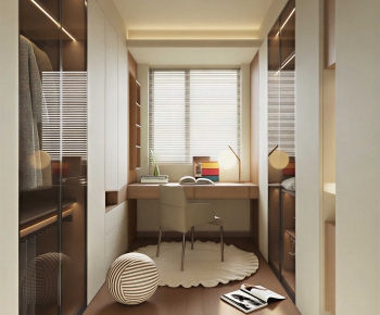 Modern Clothes Storage Area-ID:716995954