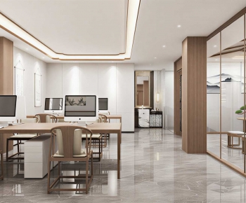 New Chinese Style Manager's Office-ID:171523091