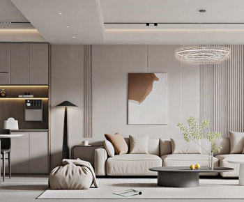 Modern A Living Room-ID:602750814