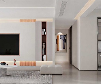 Modern A Living Room-ID:974390032