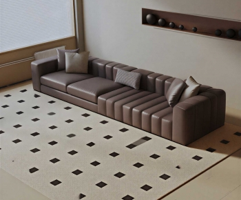 Modern Three-seat Sofa-ID:633766891