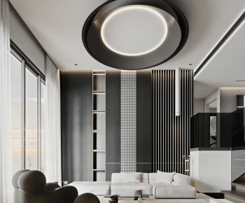 Modern A Living Room-ID:342701916