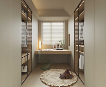 Modern Clothes Storage Area-ID:231252914