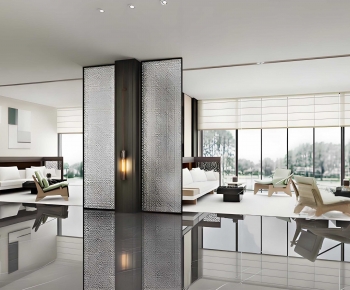 Modern A Living Room-ID:593915944