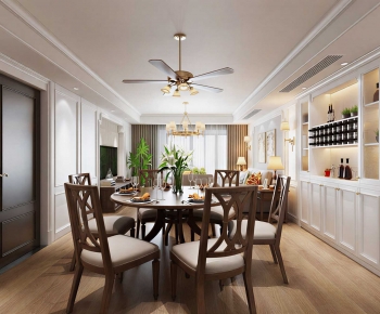 American Style Dining Room-ID:813900952